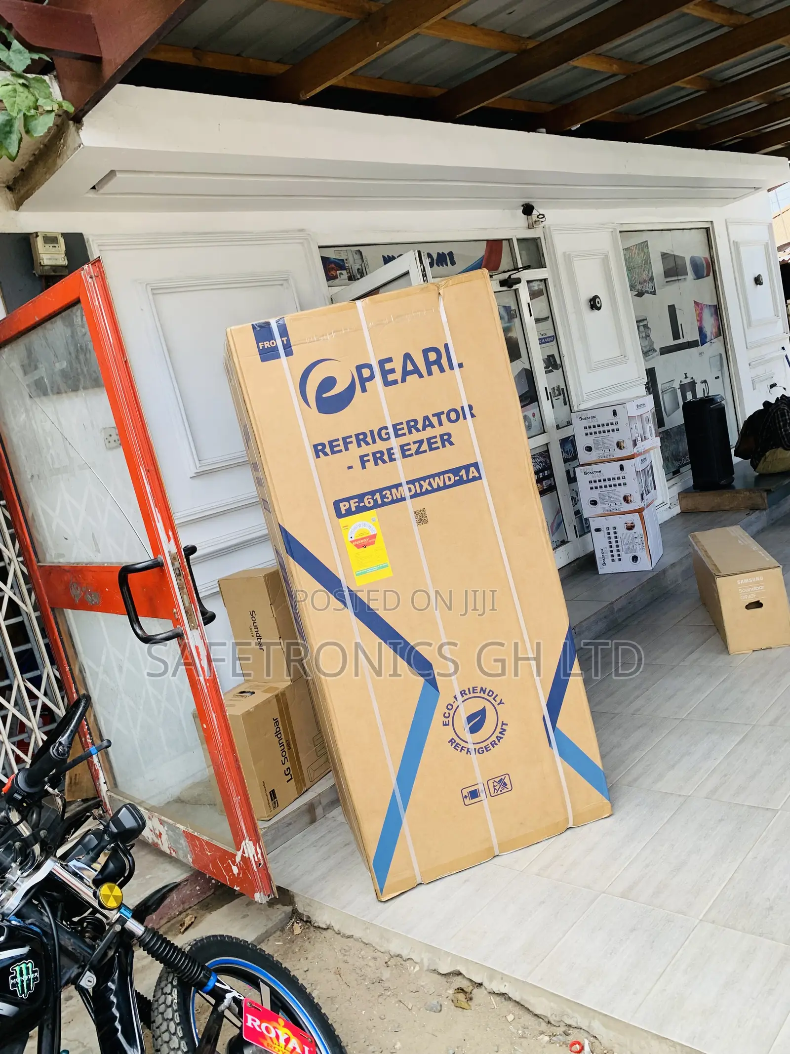 Lastest New Pearl 421L Bottom Freezer + Dispenser PF-613MDIXWD-1A