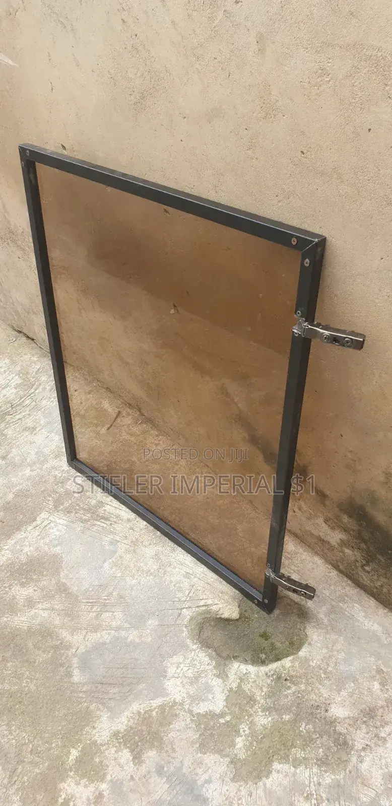Metal Frame With Solid Tinted Glass