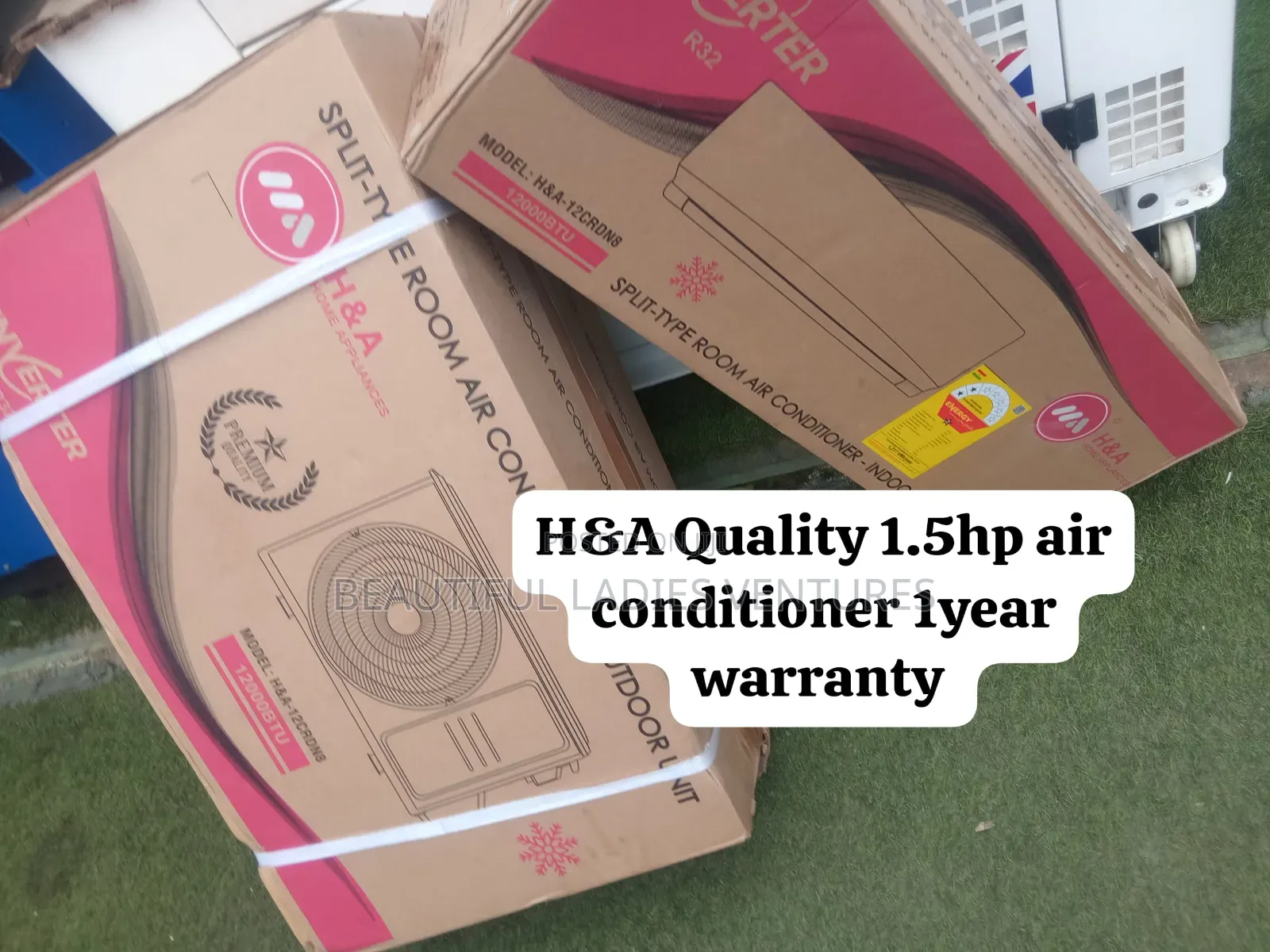 H&A 1.5HP Split System AC Quiet, Powerful & Fast Cooling for Your Home