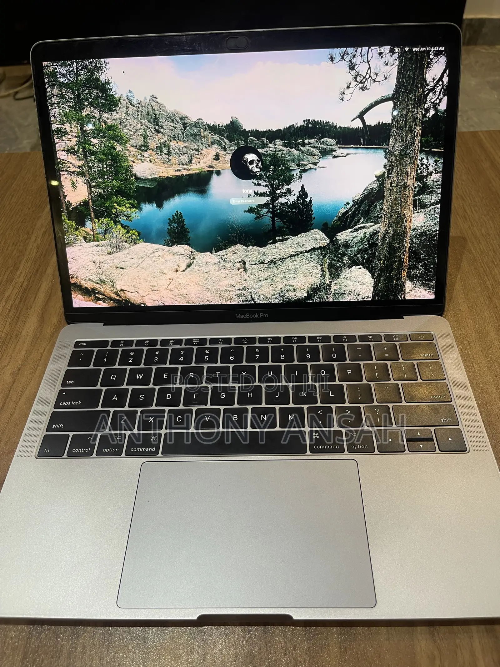 Laptop Apple MacBook Pro 2017 16GB Intel Core i5 SSD 512GB