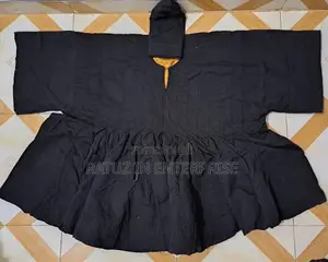 Sleeved Black Smock