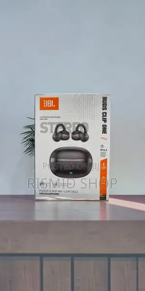 JBL Buds Clip One Open-Ear Bluetooth Earbuds