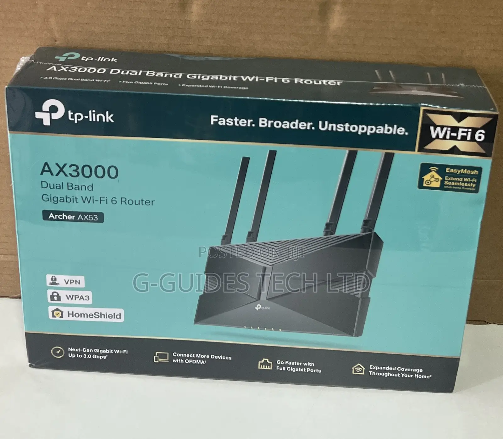 TP-Link Archer AX53 AX3000 Dual Band Gigabit Wi-Fi 6 Router