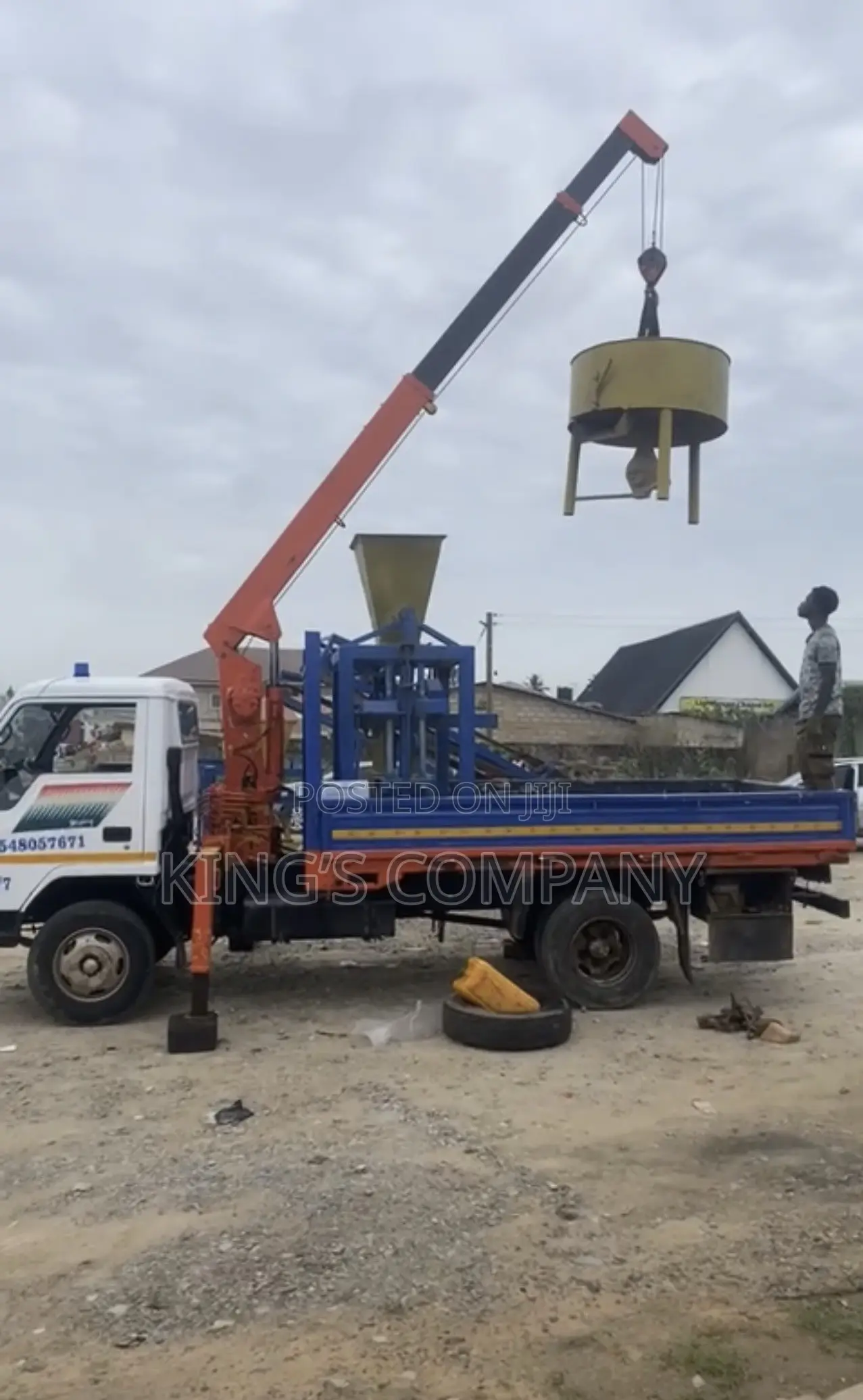 Crane Self-Loader Truck