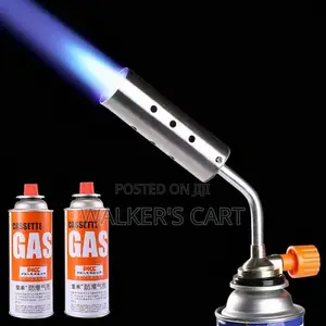 Multi-Purpose Portable Gas Blowtorch With 2 Canister Set