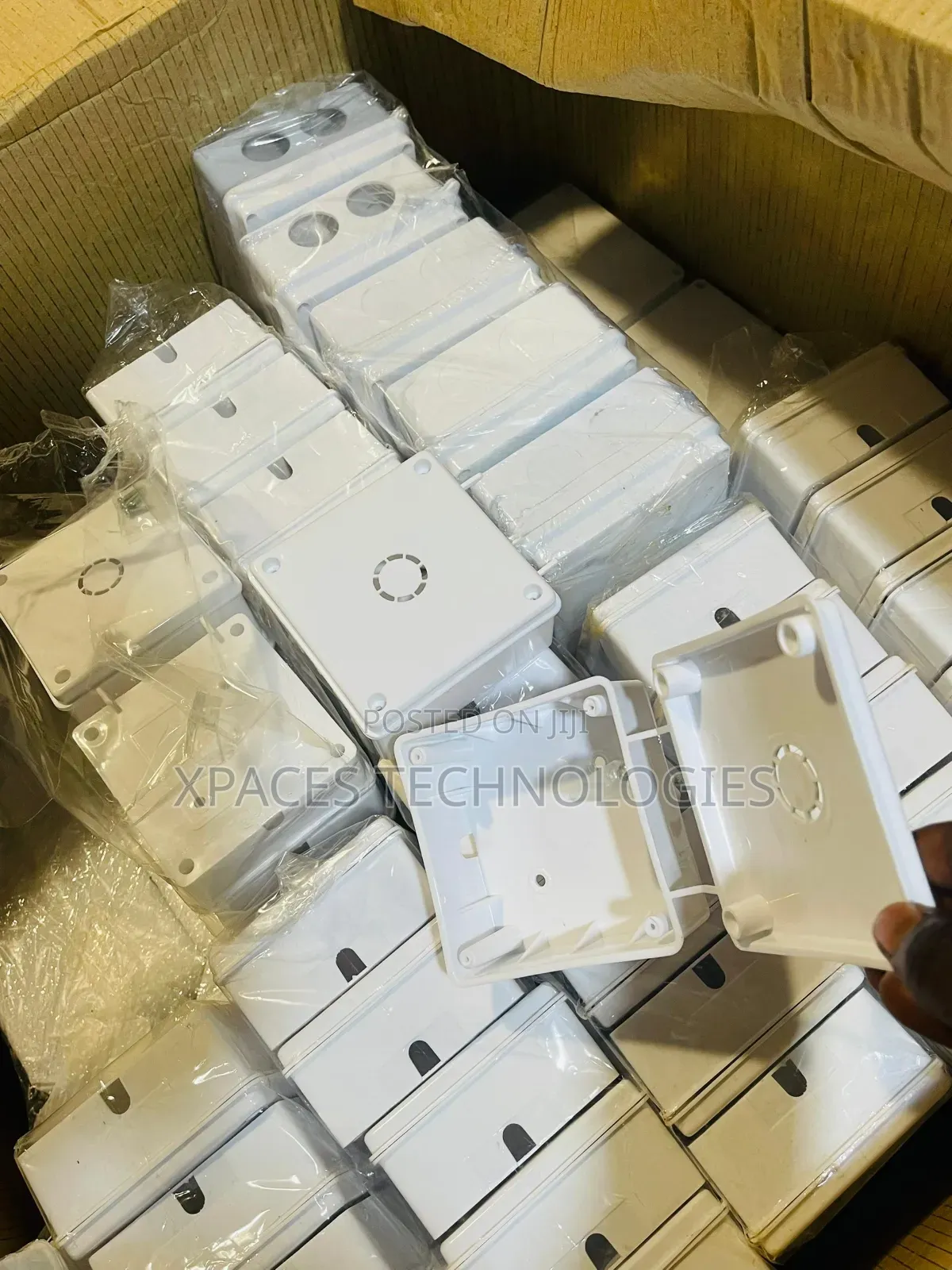 CCTV PVC Square Junction Box / Pattrex 4x4 Indoor