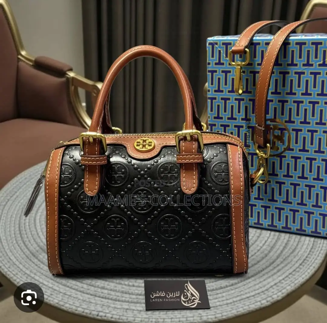 Tory Burch T Monogram Petite Barrel Women’s HandBag ( in a Box )