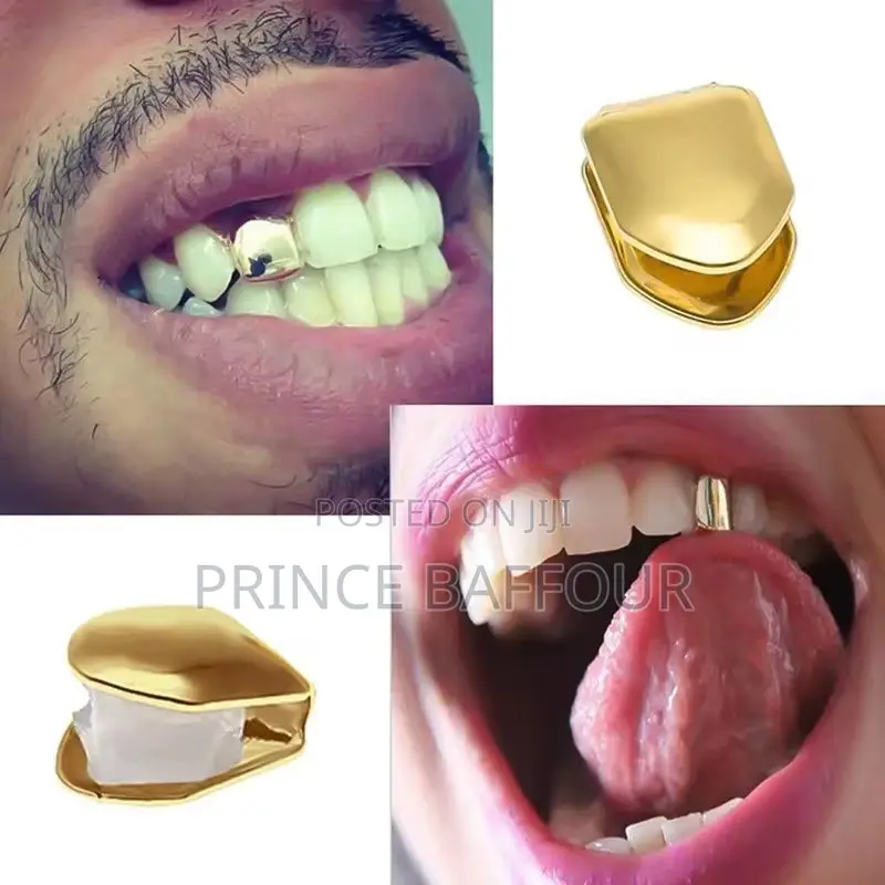 Hip Hop Teeth / Simple Gold Grillz