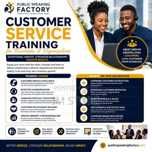 Customer Service Training for Businesses | Public Speaking Factory