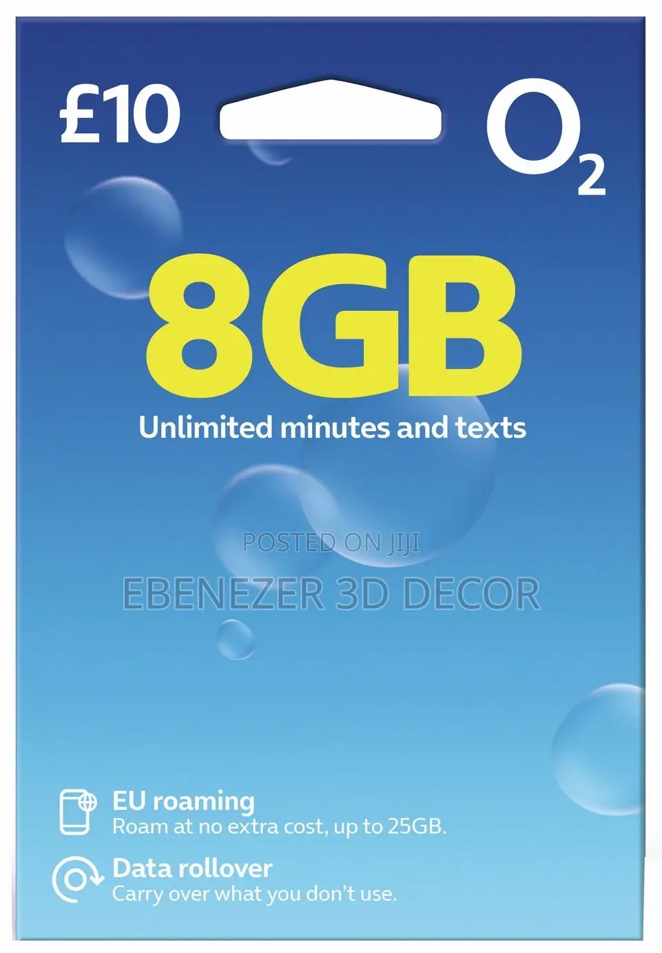 UK O2 SIM Card