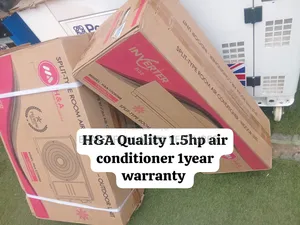 H&A 1.5HP Air Conditioner – Strong Cooling Power, Low Noise & Stylish