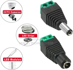 10pack 12V Male & Female DC Power Connector Adaptors