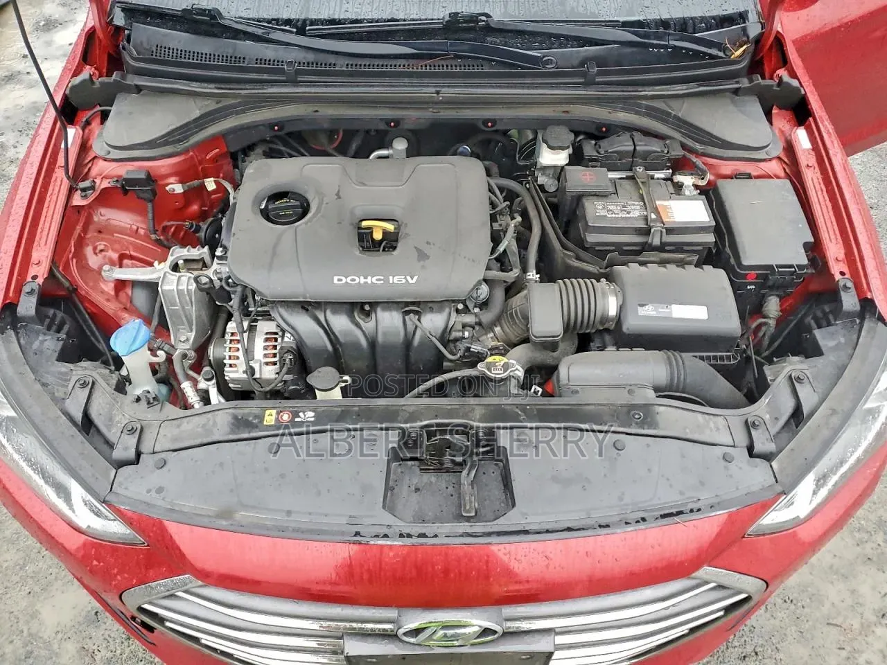 Hyundai Elantra 2017 Red