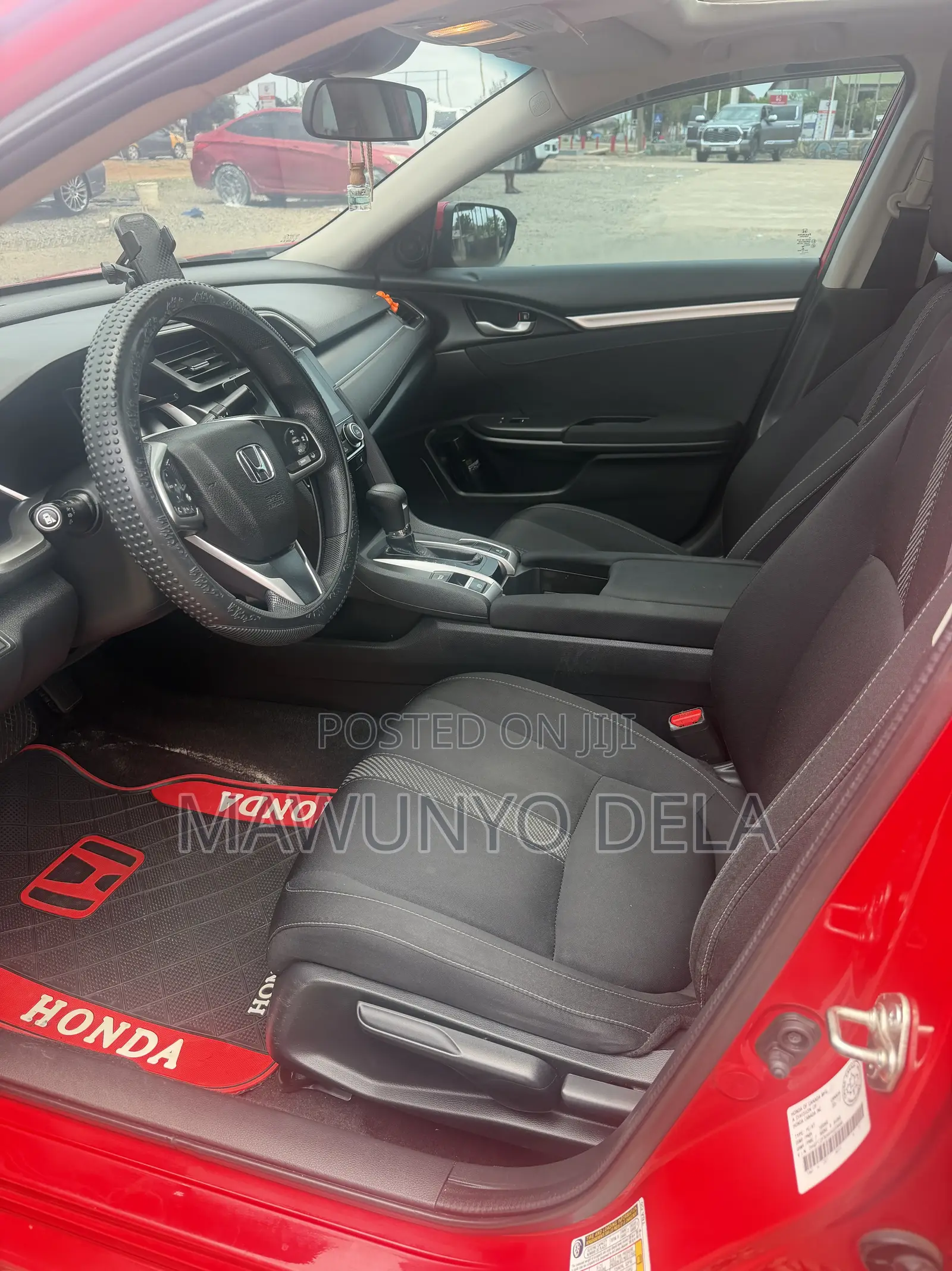 Honda Civic EX 4dr Sedan (2.0L 4cyl) 2017 Red