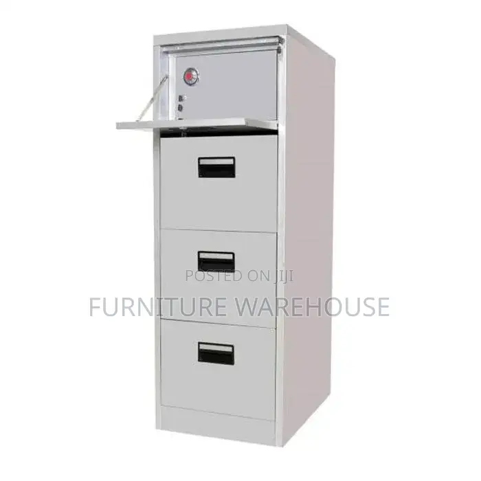4 Drawer Metal Filling Cabinet With Safe