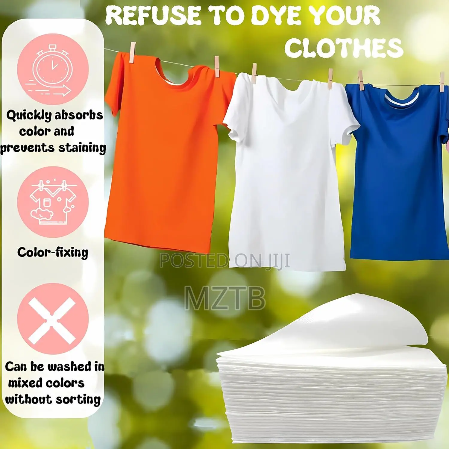 Laundry Color Catcher Dye Trapper Sheets - 50pcs