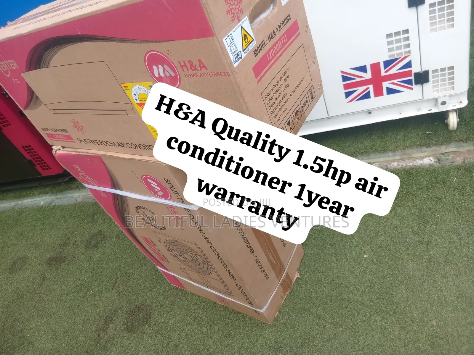H&A 1.5HP Split System AC – Enjoy Fresh, Cool Air Without Excessive