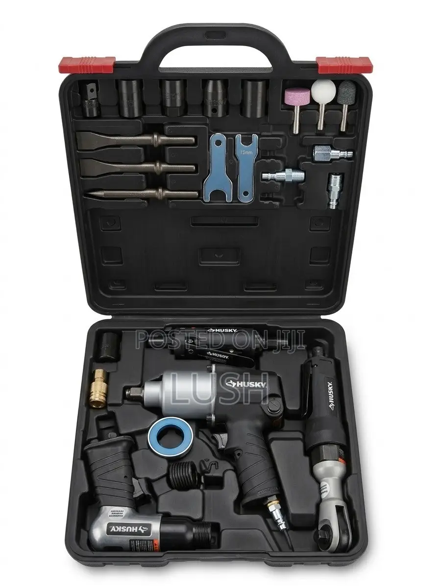 Husky 4-Piece Air Tool Kit Hdk1008, 27-Piece Set