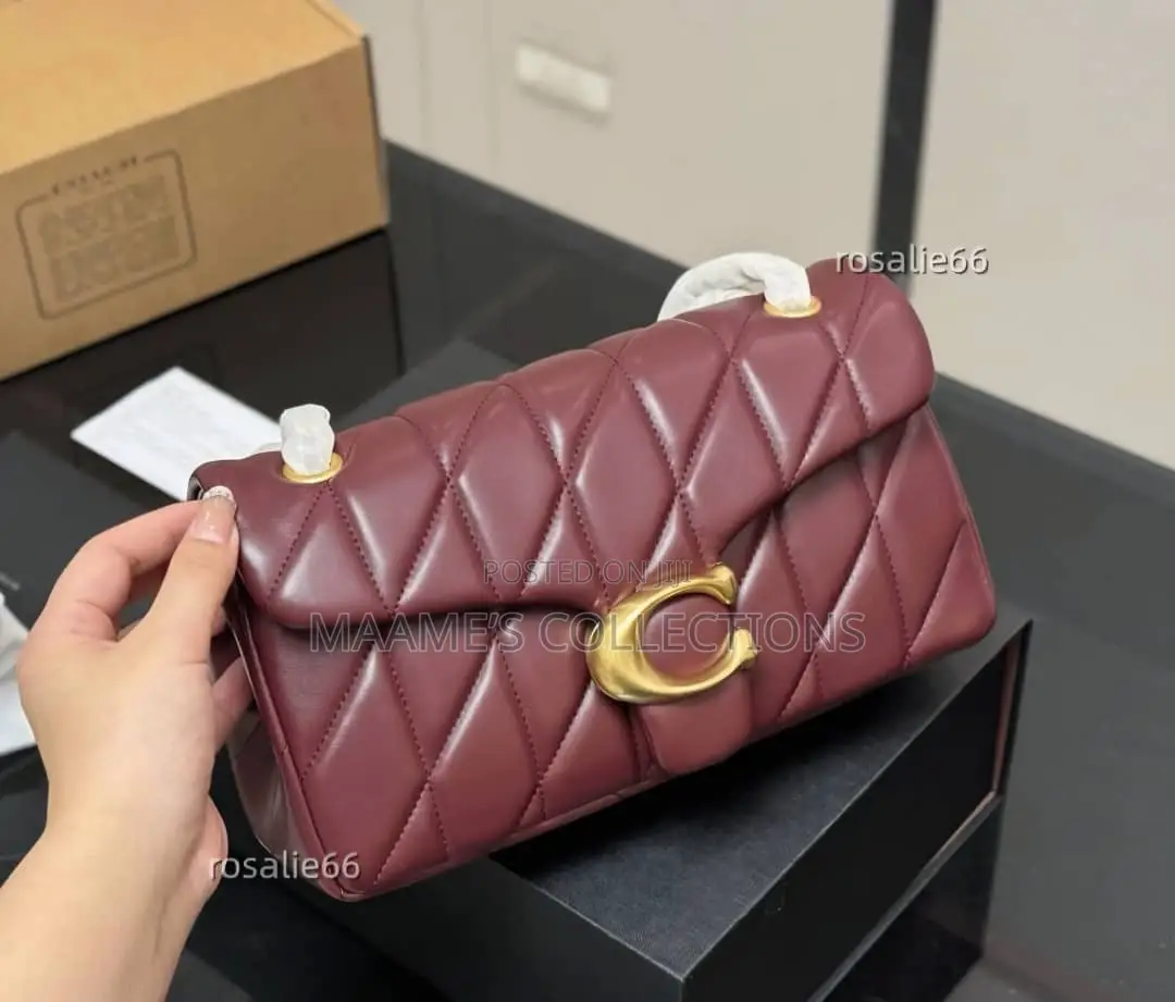 Coach Quilted Tabby Shouler Bag (Comes With a Box High Quality)