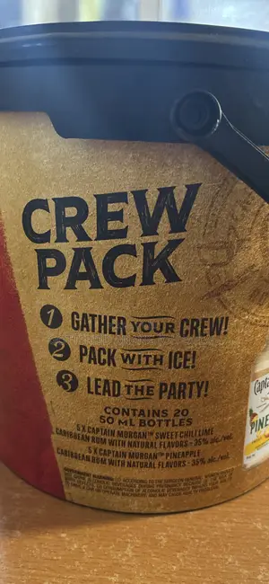 Captain Morgan Crew Pack 20-50ml Bottles