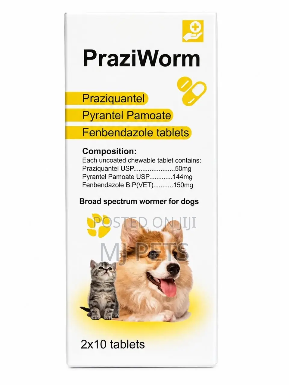 PraziWorm Dewormer for Dogs