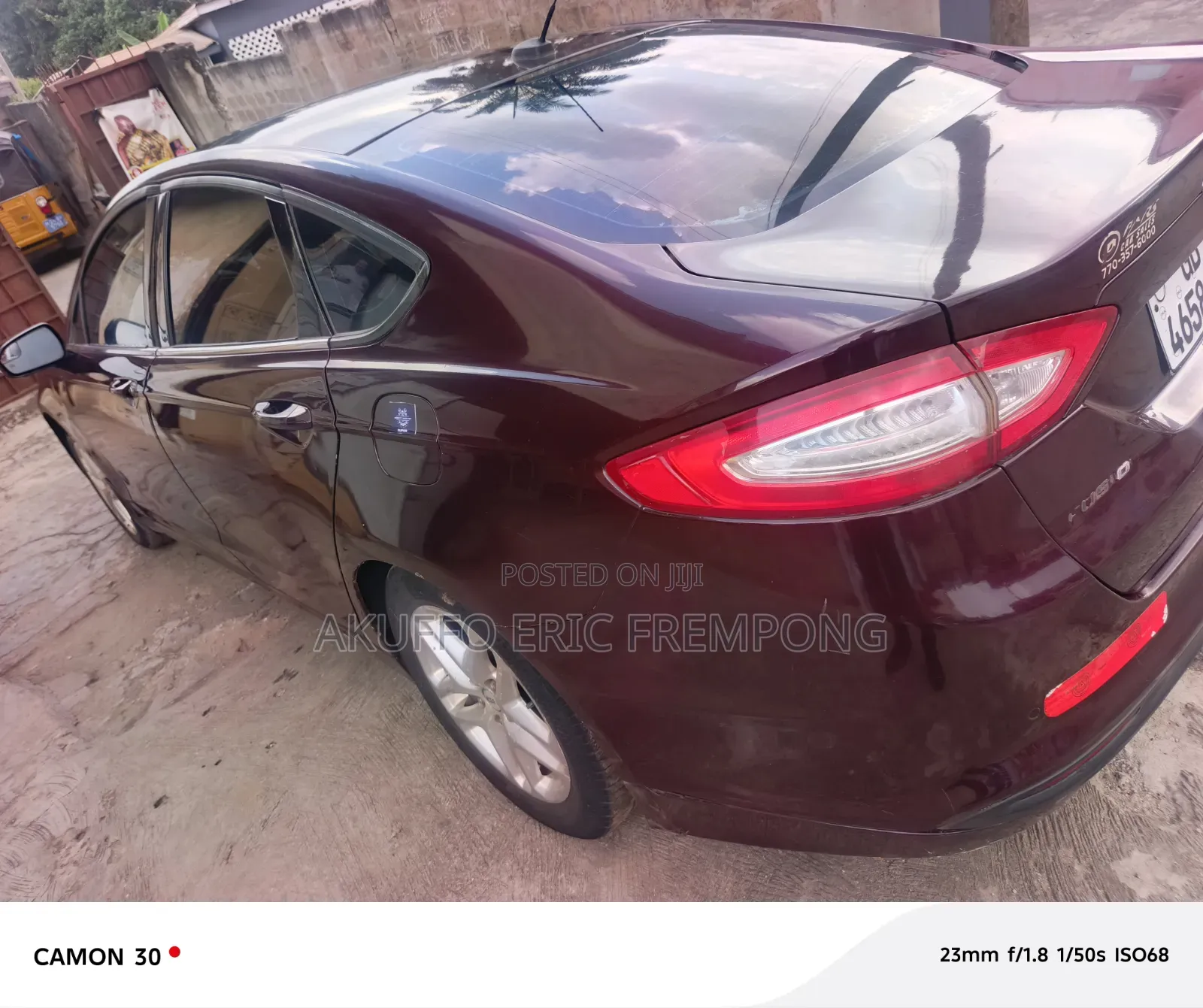 Ford Fusion 2013 Burgundy