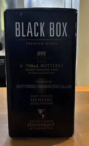 Box of Black Box Pinot Grigio California Wine