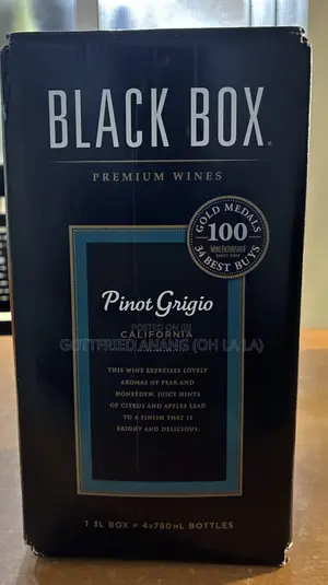 Box of Black Box Pinot Grigio California Wine