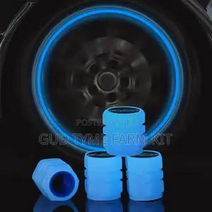 Cars Tyre Luminous Bonnet 4Pcs Car Valve