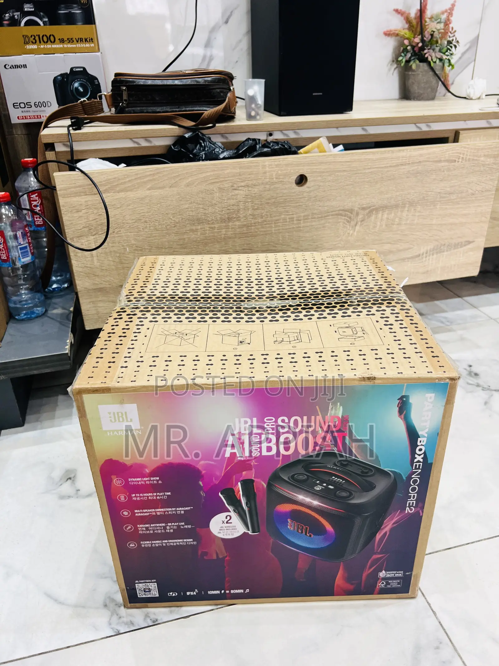 Get Classic JBL PartyBox Encore Essential 2 Portable Speaker(Black)..