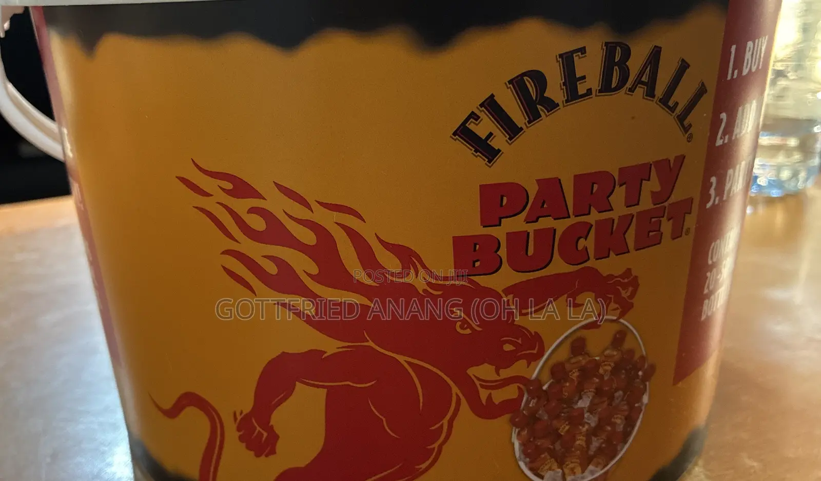 Fireball Cinnamon Whisky Party Bucket 20-50ml Bottles