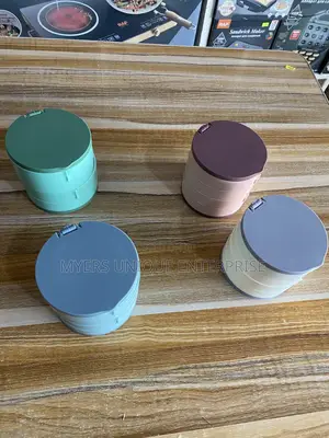 Portable Jewelry Box With 4 Rotatable Layers