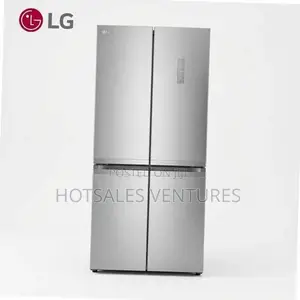 Affordable LG 434 Litres Side by Side Silver Fridge - Gcfb41fplam