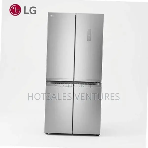 Affordable LG 434 Litres Side by Side Silver Fridge - Gcfb41fplam