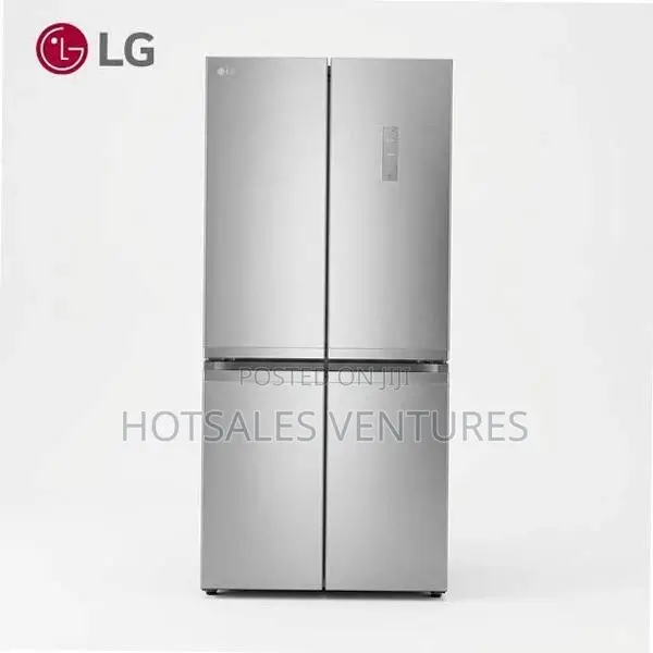 Affordable LG 434 Litres Side by Side Silver Fridge - Gcfb41fplam