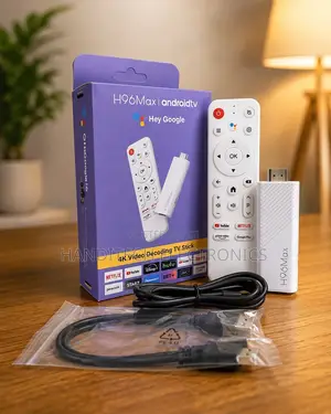 H96 Max Android TV Stick – 4K, Google Assistant, WiFi