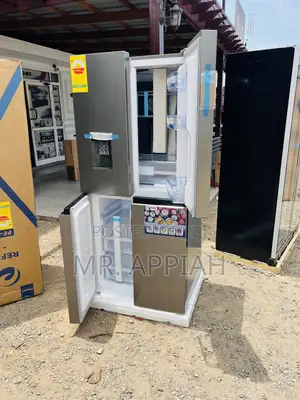 Get Classic Pearl PF-613MDIXWD-1A 4 Door Fridge(Side by Side)Gray..