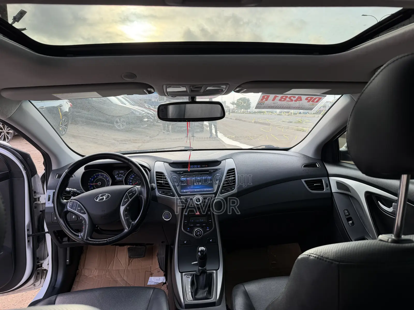 Hyundai Elantra GLS Sedan FWD (1.8L 4cyl 6A) 2013 White