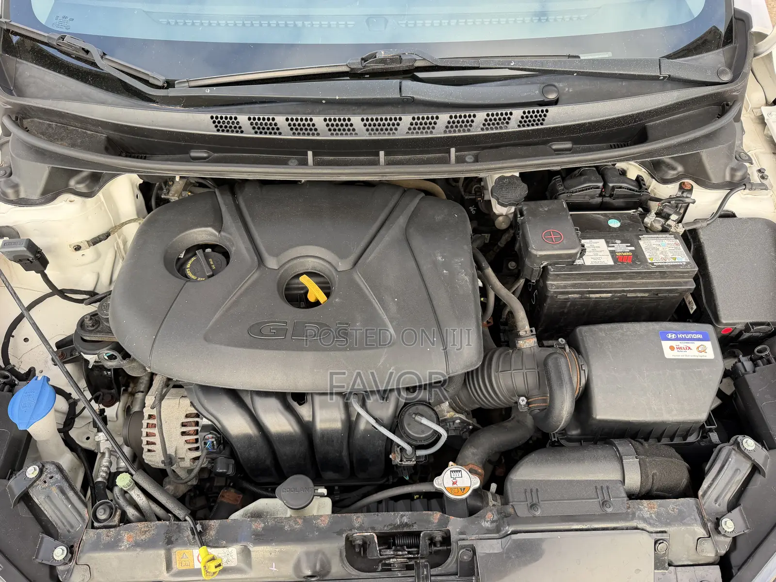 Hyundai Elantra GLS Sedan FWD (1.8L 4cyl 6A) 2013 White