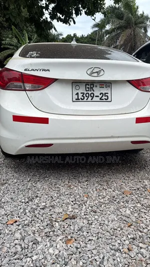 Hyundai Elantra Limited Sedan FWD (1.8L 4cyl 6A) 2013 White