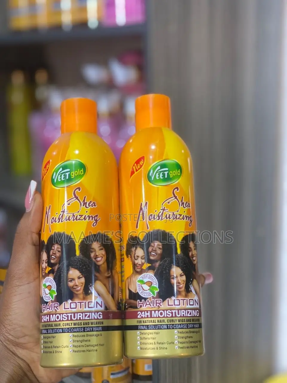 Veetgold Shea Moisturizing Hair Lotion ( GH₵ 100 Each )