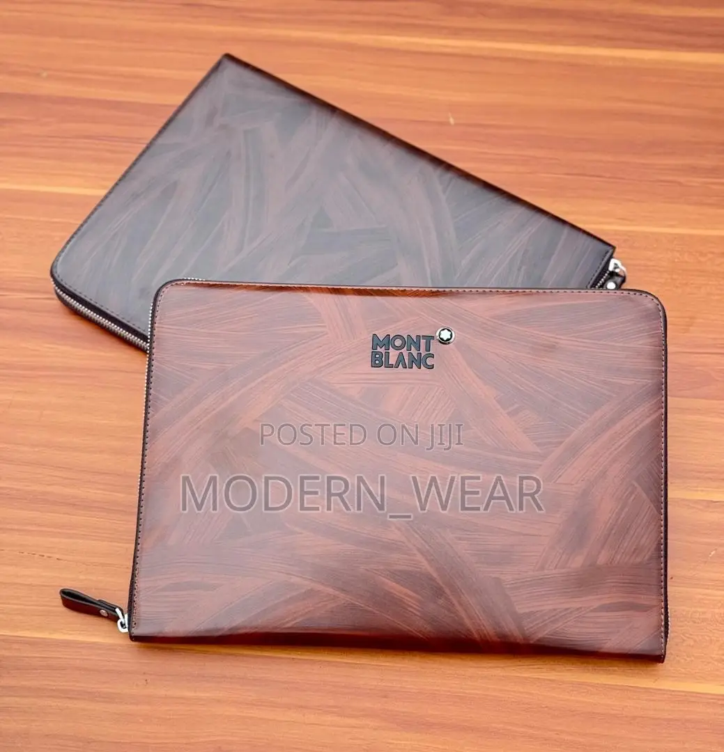 Mont Blanc Hand Clutch  Single Zip