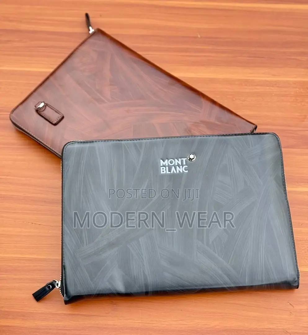 Mont Blanc Hand Clutch  Single Zip