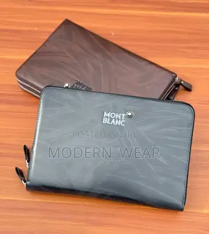 Mont Blanc Hand Clutch  Single Zip