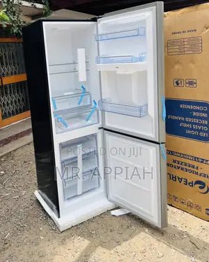 Get Classic Pearl PF-433BBGWD-A1 Bottom Mount Freezer Fridge(Mirror)