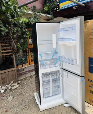 Classic Pearl PF-433BBGWD-A1 Bottom Mount Freezer Fridge(Mirror)Black