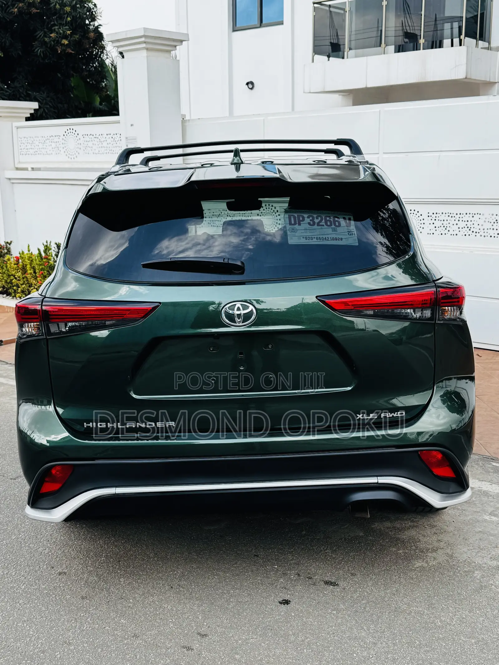 Toyota Highlander XLE AWD 2023 Green