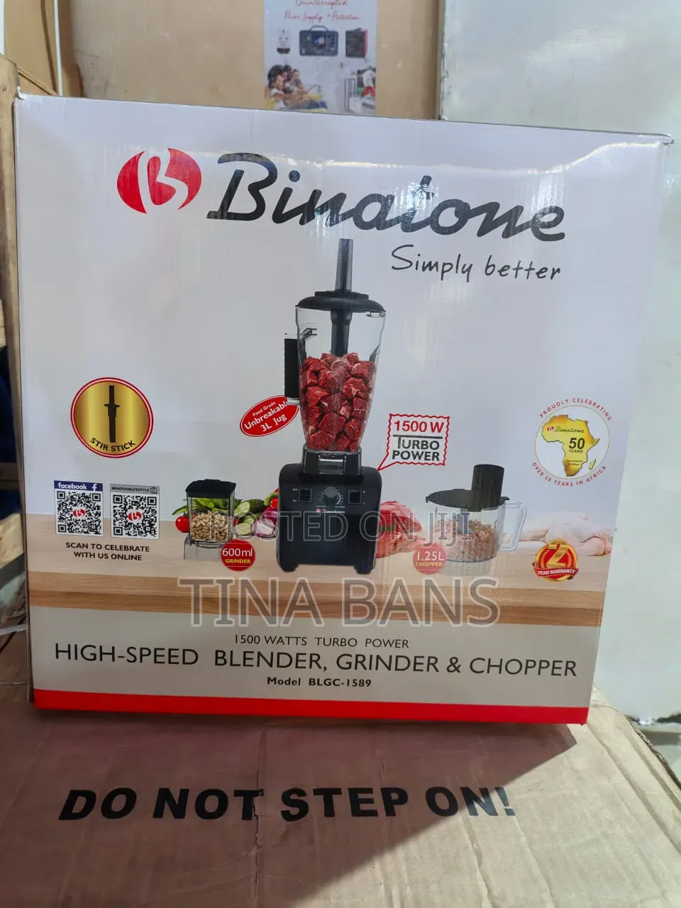 Binatone High Speed Blender, Grinder and Chopper