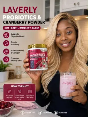Laverly Probiotics & Cranberry Powder, a Dietary Supplement