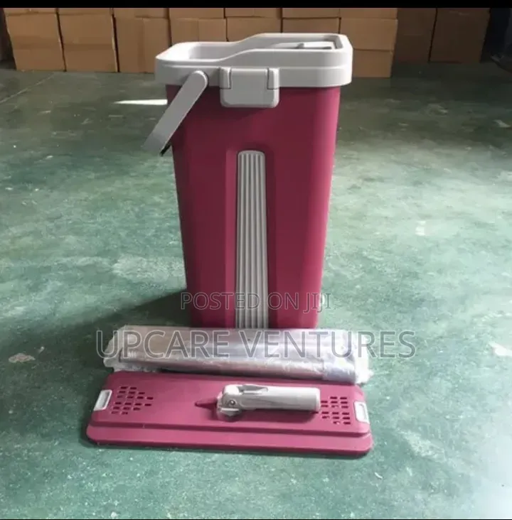 Magic Flat Microfiber Mop With It Wet and Dry Mop Bucket